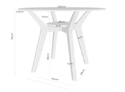 Discount MODELO PIMPISU-N Mesas De Comedor