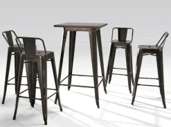 Hot MODELO VULCAN Mesas Altas Y Taburetes|Mesas Y Sillas Cocina